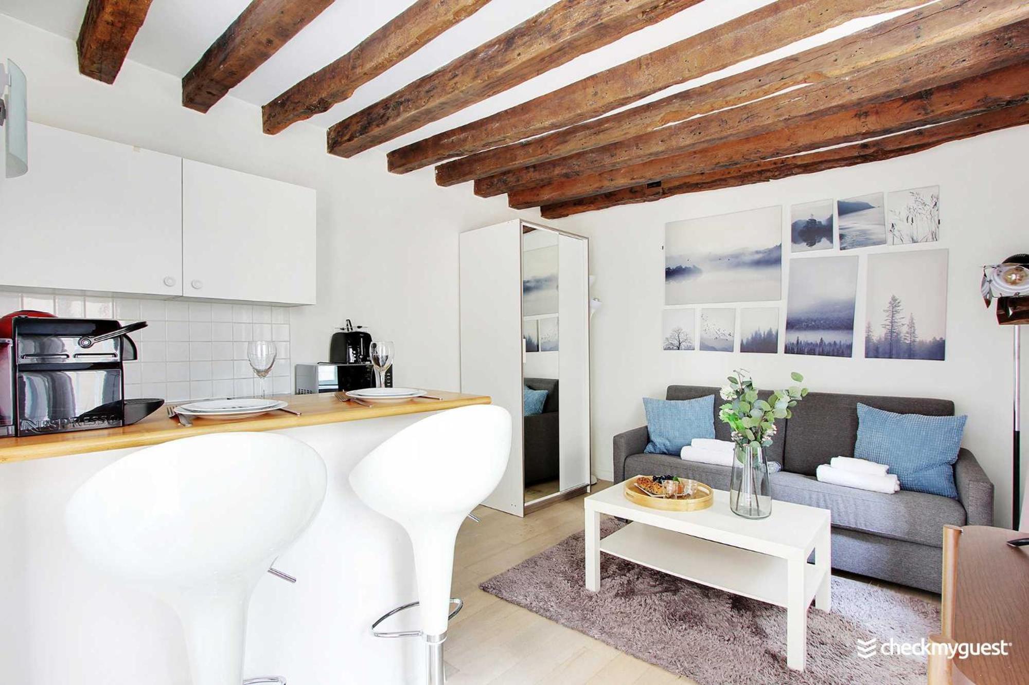 Cozy Studio 2P - Rue Mouffetard Paris Exteriör bild